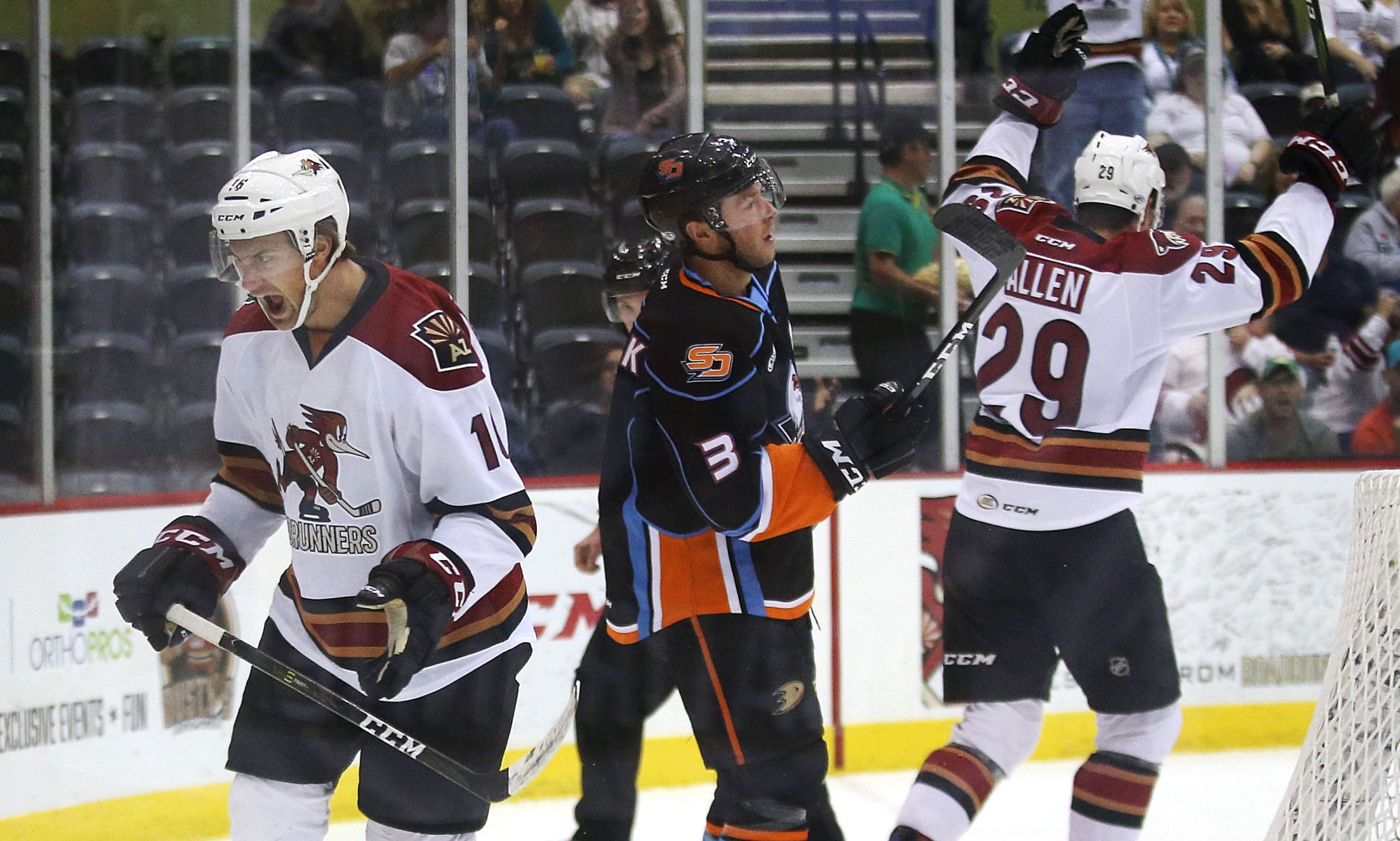 Tucson Roadrunners vs. San Diego Gulls AHL hockey